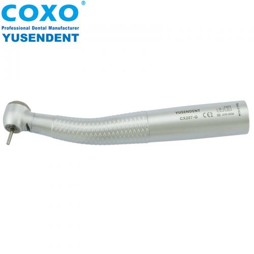COXO® Standard Head Air Turbine Handpiece CX207-GK-TP (Compatible with KaVo Coupling, With Illumination, Internal Irrigation) - G18168662